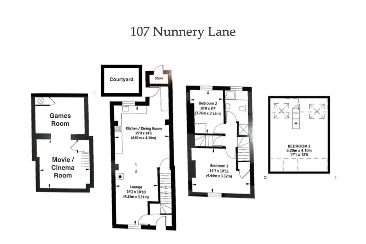 Spencer House & 107 & 109 Nunnery Lane Holiday home